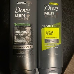 Dove men body wash
